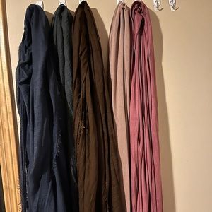 Set of 5 Hijab/Scarves